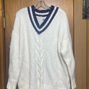 Oversized varsity sweater from Aerie